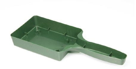APAC Plastic Shovel Spray Trays with Handle Pack of 10