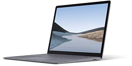 2019 Microsoft Surface Laptop 3 con Intel Core i5-1035G7 (13,5-pollici, 8GB RAM, 128GB SSD) (QWERTY Inglese) Platino (Ricondizionato)
