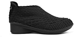 B M BERNIE MEV NEW YORK Women's Gem Yael Wedge - Gem Yael es un Calzado de cuña de 4cm de Altura, con Planta de Memory Foam (Black Pipe, Numeric_35)