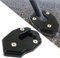 QJY-Motor Part-Store Seitenständer CNC Aluminium Kickstand Für Kawasaki Z650 Z900 Z900RS Z900SE Z800 Z1000 Ninja 650 ZX6R ZX10R 2017-2024 Schwarz Hinter