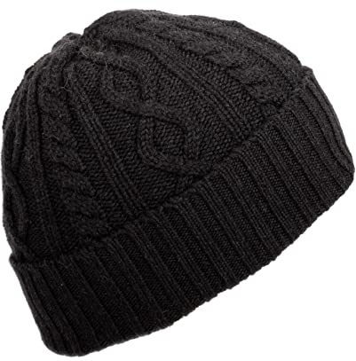 ENEA CASHMERE Cappello 100% Lana Merinos, Made in Italy Berretto Invernale Uomo Donna