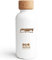 FSA Nutrition Trinkflasche 650 ml aus Öko-Materialien (Zuckerrohr & Naturkork) - Hergestellt mit erneuerbarer Energie in Schweden - Sportflasche leicht - Weiss
