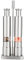 PRATYAHARA Manual Salt and Pepper Grinder Set Thumb Push Pepper Mill Stainless Steel Spice Sauce Grinders with Metal Holder