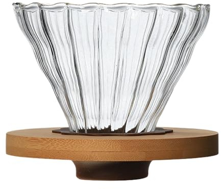 Macchina da caffè Pour-Over – tazza filtro per caffè preparata manualmente – contagocce conica | Set contagocce caffè per una tazza, caffettiera condivisa con filtro, filtro per caffè fatto a mano