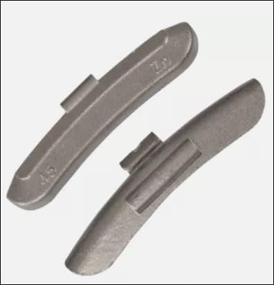 Falco Equipment 50 X Pesi-Contrappesi da 45 gr per Equilibratura Pneumatici Cerchi in Ferro