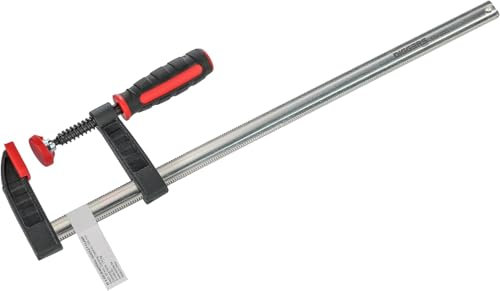 Diggers 300 mm F-Clamp • 50 mm Throat Depth • Bi-Material Handle • Heavy-Duty Wood & Metal Workshop Clamp