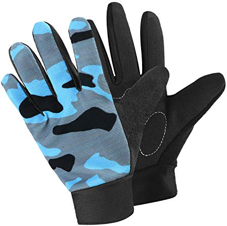 Accmor Kids Cycling Gloves - Breathable Non-Slip Full Finger Gloves for Child Cycling, Climbing, Riding, Biking, Outdoor Sports (4-10 Years Boys & Girls)