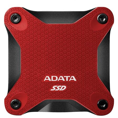 ADATA 1TB SD620 USB 3.2 Xbox PS5 External Solid State Drive (Red SD620-1TBCRD)