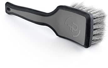 Detail Factory - Tire Scrub Brush - Stiff Synthetic Bristles, Ergonomic Design, Clean Your Tires with Ease, Grey