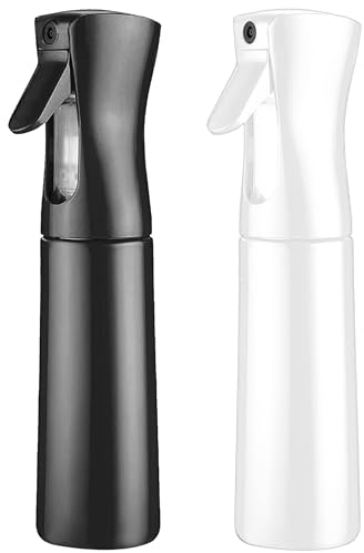 SIVLKI 2 Pack Water Spray Bottle,300ml Ultra Fine Continuous Spray Water Bottle Water Atomizer Pressure Spray, Hair, Plants, Hair Salon, Skin Care, Cleaning