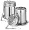 Lot de 2 passoires à thé pour thé en vrac - En acier inoxydable - Avec couvercle et bac de récupération - Passoire à épices - Passoire à thé pour tasses, théières, verres (2 styles)
