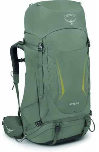 Osprey Kyte Women's Backpacking Pack, 68L Medium/Large, Rocky Brook Green