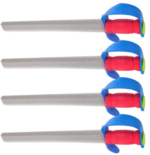 Toyvian 4 pezzi Spade in Schiuma Morbida per Allenamento Sicuro e Performance Accessori per Feste e Giochi di Ruolo di Spade Colorate per Ragazzi e Ragazze