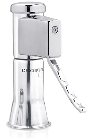 Descorjet - Ouvre-Bouteille de Cava et de Champagne | Tire-Bouchon Professionnel pour Vins Mousseux | Facile à Utiliser, Élégant et Breveté pour Sommelier (Silver)
