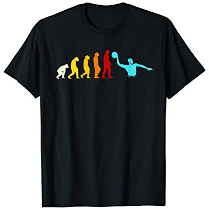 Tolles Wasserball Evolution Sport Geschenk Wasserballspieler T-Shirt