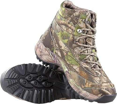 SANANG Bottes de Chasse Légères et Imperméables - Camouflage Bottes de Randonnée Pour Hommes Style Militaire 38-47