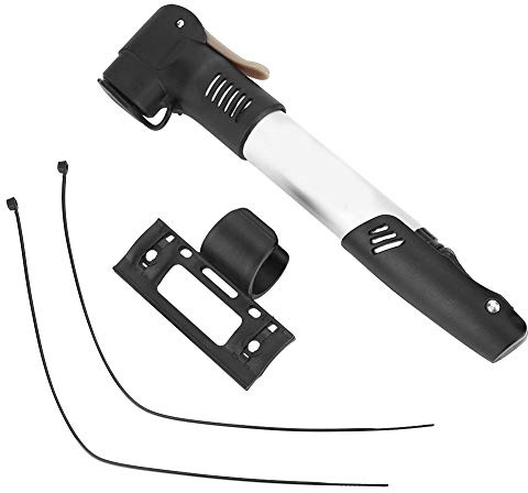 Bomba de Aire para Neumáticos de Bicicleta, Bomba de Ciclismo, Mini Inflador Portátil de Aleación de Aluminio