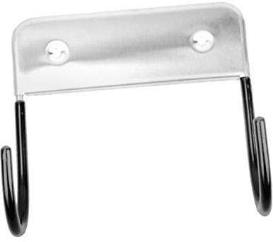 Hemobllo Soporte de Planchar de Pared Acero Inoxidable Organizador para Tabla de Planchar con Ganchos Fuertes para Baños y Salones Compatible con Tablas T Negro