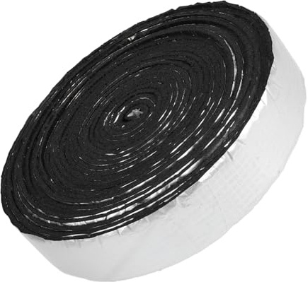 Gatuida Aluminum Foil Insulation Tape Roll Thick Self-Adhesive Thermal Barrier for Pipe and Duct Insulation Reflective Foil Wrap for House Radiator Greenhouse Weatherproof Heat Seal