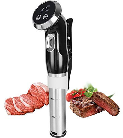 Ultra Silencieux Machine Sous Vide Avec Conteneur Et Support, Cuiseur De Précision Circulateur D'immersion Avec Température Et Minuterie Pour La Cuisine,Eu plug 220v