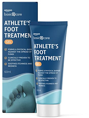 Amazon Basic Care Gel para el tratamiento del pie de atleta, 60ml