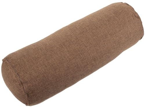 POPETPOP Yoga Bolster Kudde För Avkoppling Cylindrisk Yogakudde i Bomullslinne För Meditation Och Komfort För Nybörjare Och Avkoppling