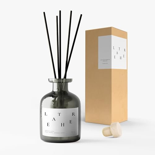 BOHORIA® Difusor de piel de alta calidad, aroma oriental, especiado, madera, 100 ml, piel