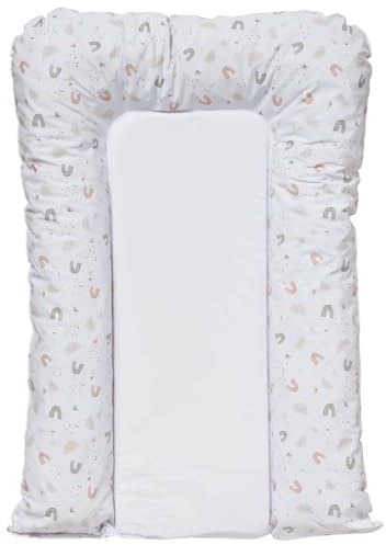 Matelas à langer flocons - Arc en ciel - 50 x 70 cm - Babycalin