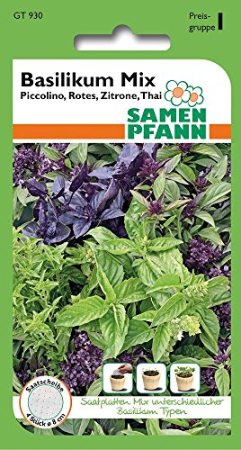 Samen Pfann GT930 Saatscheibe Basilikum Mix (Basilikumsamen)