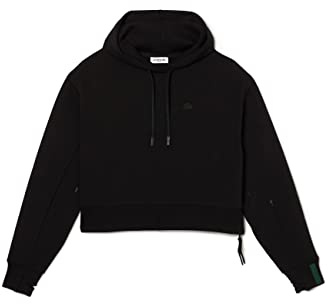 Lacoste Sweatshirt Loose Fit Femme , Noir, 42