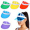 Sertay 5 Stück Unisex Sonnenvisier, Retro Neon Sonnenblenden, Transparente Schirmmütze, Neon Poker Hut, Neon Visier Hüte, 80er Jahre Sonnenvisier, Geeignet zum Radfahren, Laufen, Bergsteigen, Golfen