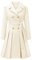 Vancavoo Wollmantel Damen Winter Mantel A-linie Wintercoat Lang Winterjacke Revers Zweireihiger Coat Knielang Trenchcoat Winter Elegant Jacke Outwear,Beige,M
