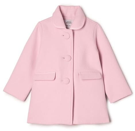 Amazon Essentials x Sofia Grainge Abrigo de Lana Bebé Niña, Rosa, 24 meses