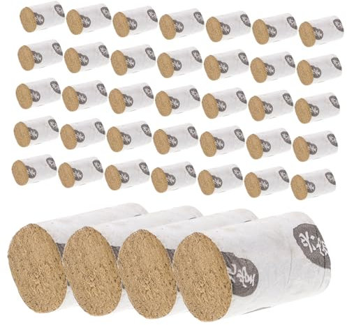 KOMBIUDA 54pcs Moxa-Wool Rolls Moxibustion Moxa-Rolls with Stop Smoking Toothpicks, Portable Rolls for Body Care, Fatigue Relief and Whole-Body Use