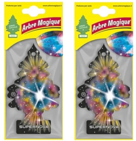 Arbre Magique Profumatore Deodorante Per Auto Supernova (2, Unità)