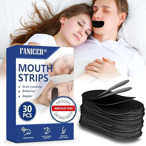 30 Stück Mouth Tape for Sleeping, Anti-Schnarch Mundband, Schnarchstopper Mundband, Mund Tape Schlaf für Besser Schlafen und Atmen, Schnarchhilfe für Frauen und Männer