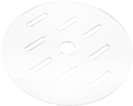 MUELODSIC Copertura per acquario, rotonda, 22 cm, in acrilico trasparente, infrangibile, resistente agli spruzzi, per piscine rotonde, accessori per serbatoi per la cura sicura degli acquari