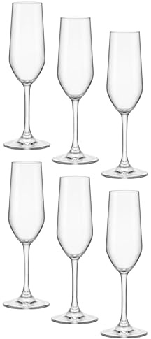 Bormioli Rocco Riserva Champagne Glasses, Set of 6