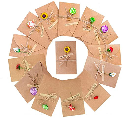 SLOSH 20 Grußkarte Grußkarte Retrò Umschlag Kraftpapier Vuote Karte Augurali Hochzeit Geburtstag Weihnachten