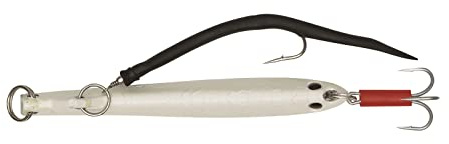 Kinetic Norske Pilken, Bananen-Pilker mit Makk, in Vier Farben verfügbar, Gewichte von 100g bis 1000g, fängiger Taumelpilker, bleifrei (Luminous, 200g)