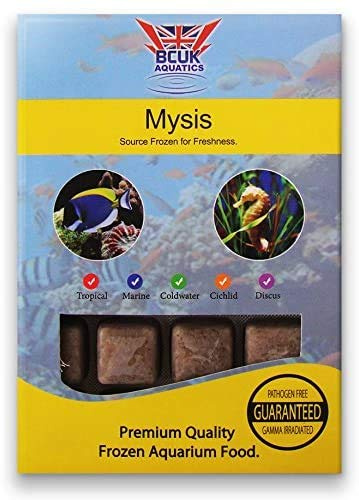 BCUK Frozen Fish Food - Mysis - 100g x5 Packs