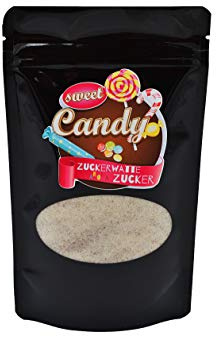 Hopser Food Fun saveur sucre | saveur CARAMEL | sucre coloré pour barbe à papa, machines à barbe à papa, pop-corn, décoration, 1 x 200g