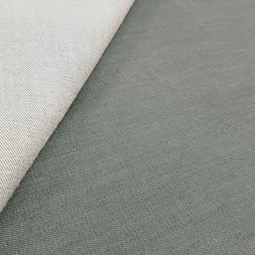 Urban Denim - Jeansstoff mit Stretch zum Nähen von Bekleidung - 95% Baumwolle, 5% Elasthan - Öko-Tex® zertifiziert - per Meter (Hellgrau)