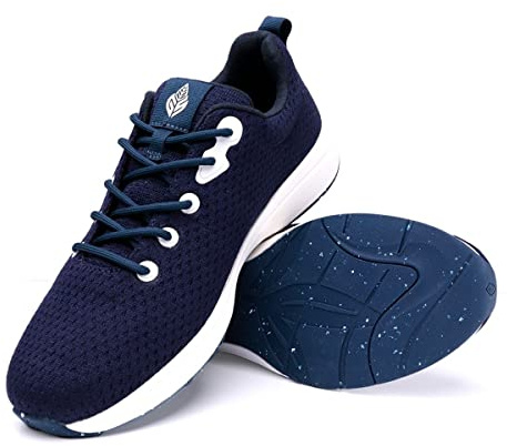 Green Steps Zapatillas ortopédicas con Soporte del Arco Plantar Fabricadas a Partir de Materiales sostenibles. Brindan Comodidad y Apoyo para aliviar el Dolor en el pie Azul Marino Talla 39