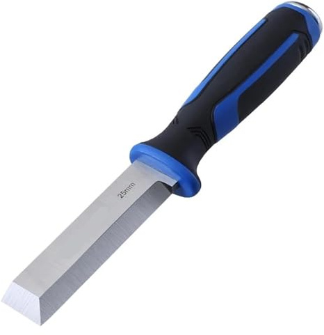 QPSYYB Trämejsel CRV Dubbelegg stämjärn 25 mm breda blad stålkapslar Flerfunktionsmejsel for träbearbetning Carving Trimmarkering,0311