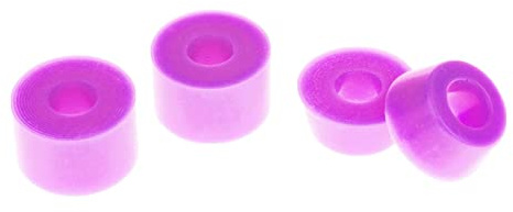 APLVFFZH 4 Piezas Reemplazo de Bushing Kit de Bushing Patinete Accesorios de Camión Conjunto Material PU Adecuado para Skate Longboard Camión Deportes al Aire, Púrpura