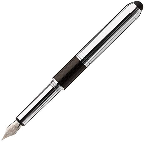 Stempel-Kugelschreiber Heri Promesa Stamp & Touch Pen 80300 Füllfederhalter custom silber