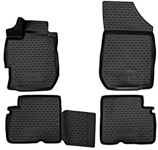 Element 3D Gummimatten Passgenaue Fußmatten NIS Almera 2012-4tlg