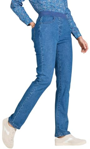 Chums Ladies Pull On Jersey Waist Stretch Jean with 2 Front Pockets