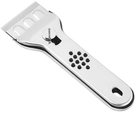 TOSSPER Empladera De Vidrio Scaper Horno Cocina Limpiador Limpiador De Cerámica Limpieza De Cerámica Sin Rayado para Remover Pegatina Pegatina Pintura Patrón Adhesivo